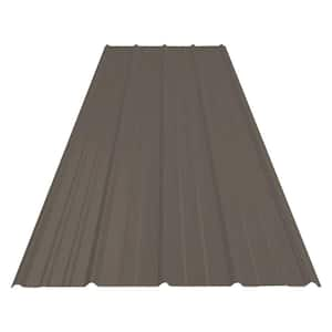 10 ft. SM-Rib Galvalume Steel 29-Gauge Roof/Siding Panel in Slate