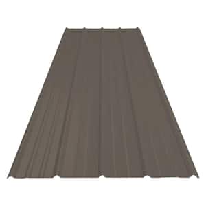 8 ft. SM-Rib Galvalume Steel 29-Gauge Roof/Siding Panel in Slate