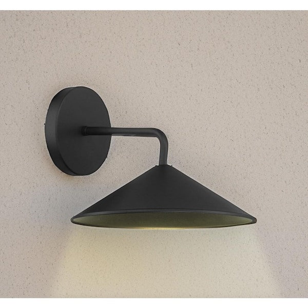Minka Lavery City Streets 1-Light Sand Black LED Outdoor Wall