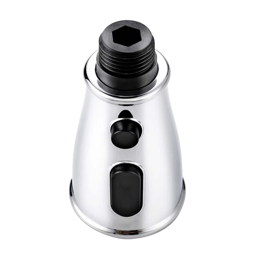 1/2 in. Kitchen Pull Down Faucet Spray Head with 3-Spray Modes in Polished Chrome price history on PriceWatchPro