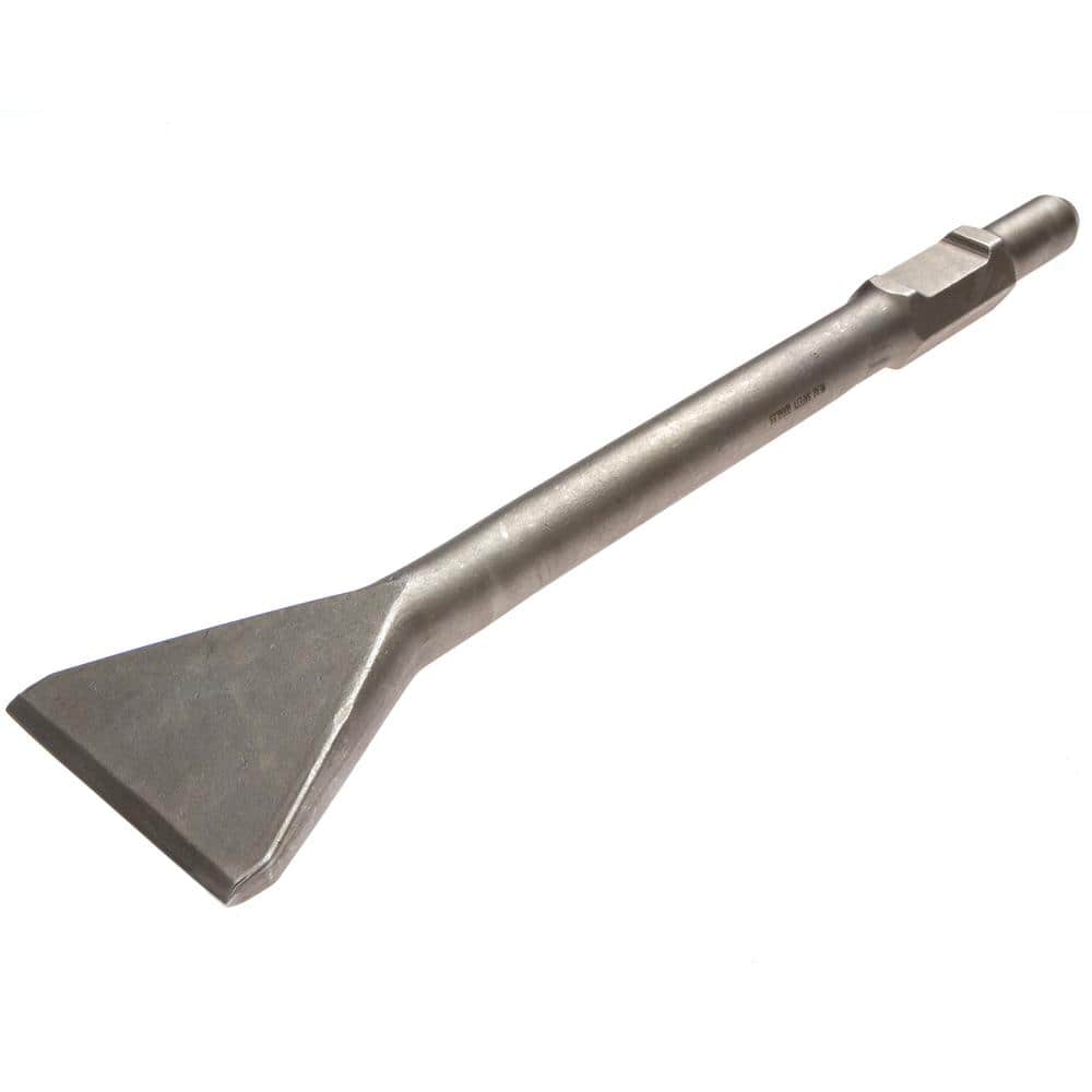 Thinset Removal Bit 4 in. x 16 in. Scaling Chisel for Use in 1-1/8 in. Hex