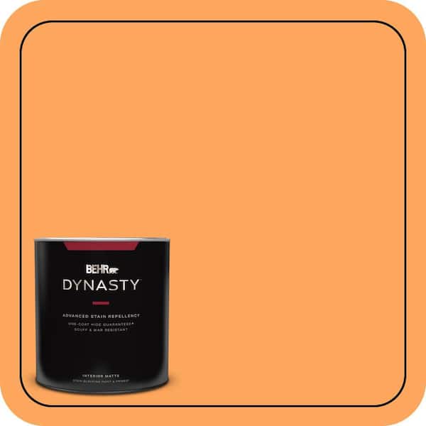 BEHR DYNASTY 1 qt. #270B-5 Melon Matte Interior Stain-Blocking Paint and Primer