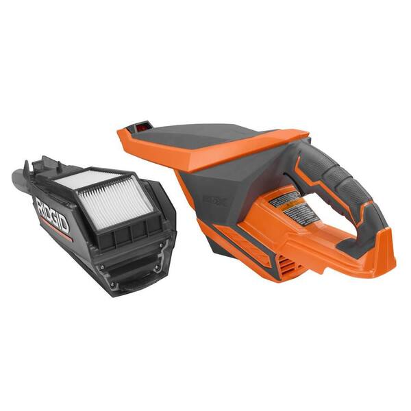 RIDGID - 18V GEN5X Brushless Cordless Vacuum (Tool Only) with Floor Nozzle, Crevice Nozzle and 2 ft. Extension Tube