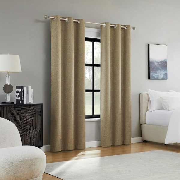 Sun Zero Britley Wheat 100% Polyester 37 in. W x 84 in. L Magnet
