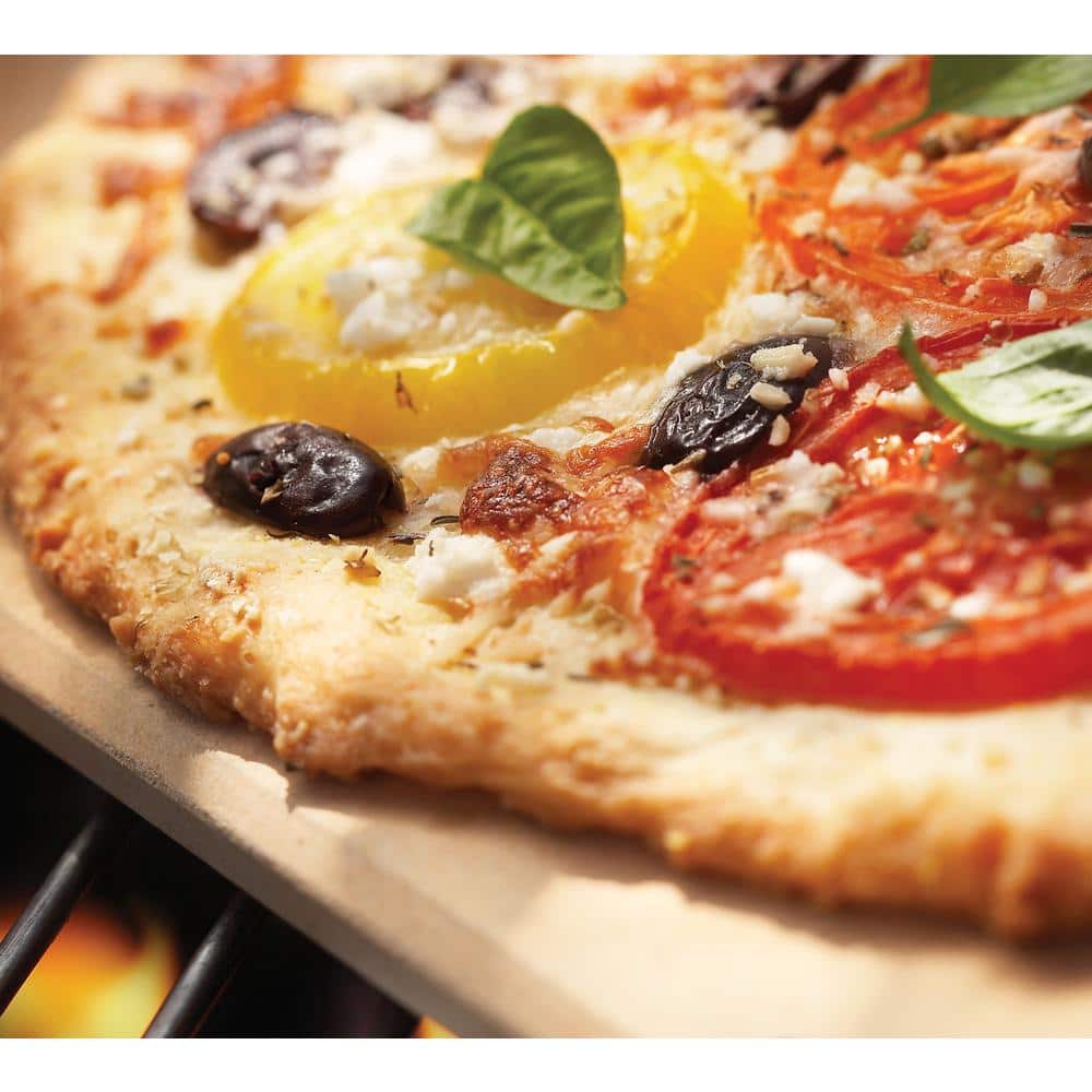 Cordierite 14 x 16 Inch Rectangular Pizza Grill Stone