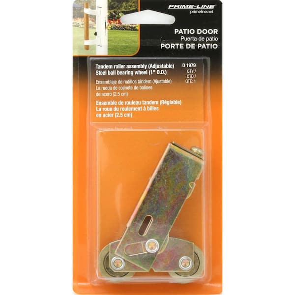 Prime-Line 1" Steel Sliding Door Tandem Roller Assembly – Single Pack