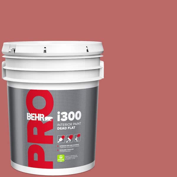 BEHR PRO 5 gal. #MQ1-11 Drama Queen Dead Flat Interior Paint