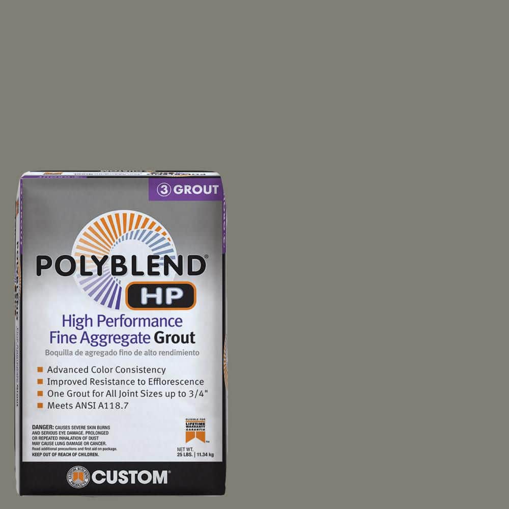Custom Building Products Polyblend HP #09 Natural Gray 25lb High