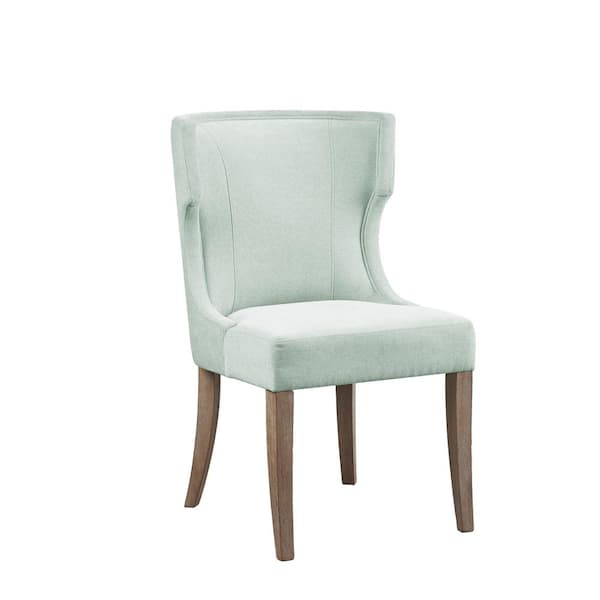 Fillmore Light Sage Green Upholstered Wingback Dining Chair