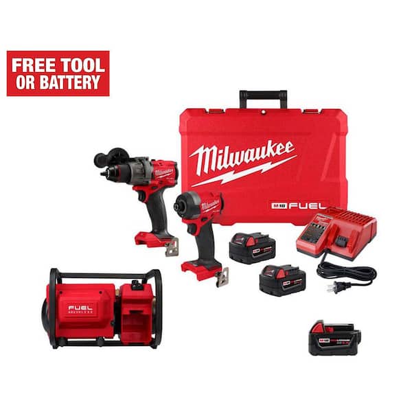 Milwaukee M18 FUEL 18-Volt Lithium-Ion Brushless Cordless 2 Gal. Electric  Compact Quiet Compressor (Tool-Only) 2840-20 - The Home Depot