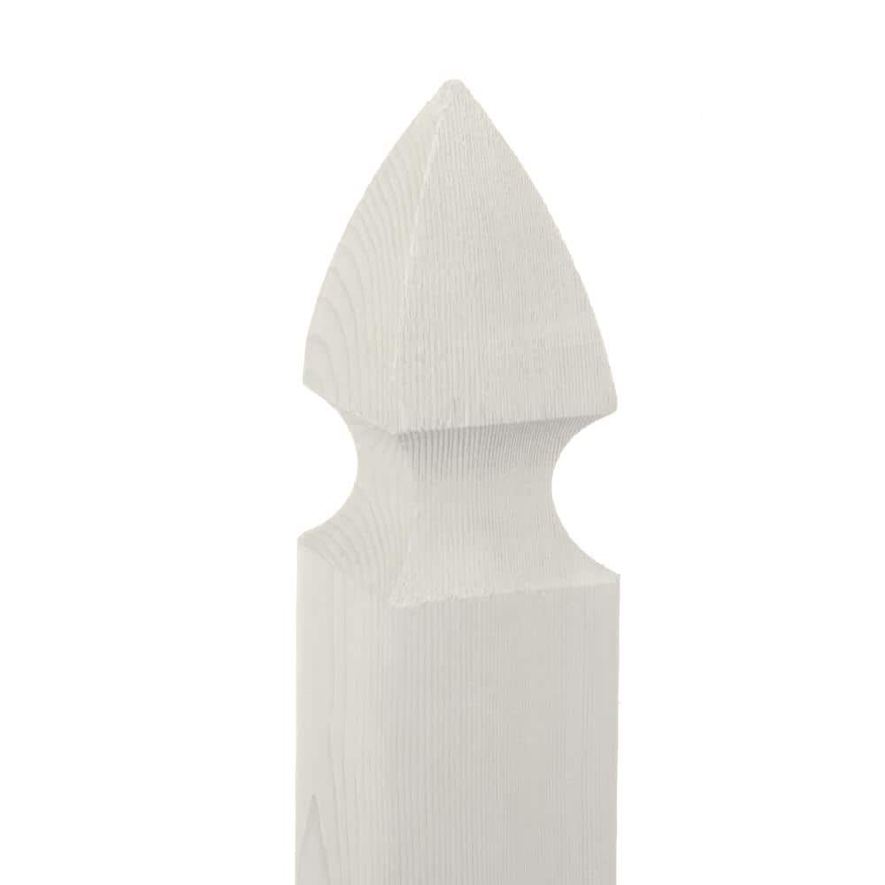 ProWood 4 in. x 4 in. x 5 ft. Cedar French Gothic Primed Fence Post ...