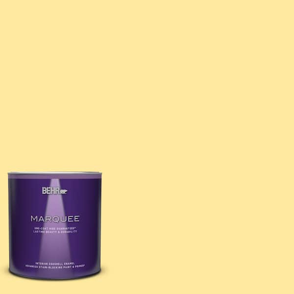 BEHR MARQUEE 1 qt. #P300-4 Rise and Shine Eggshell Enamel Interior Paint & Primer