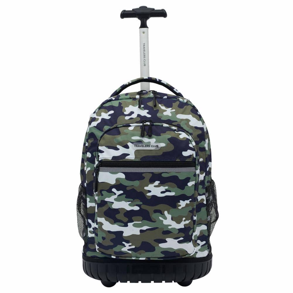 Travelers Club Finley Collection 18" Rolling Backpack