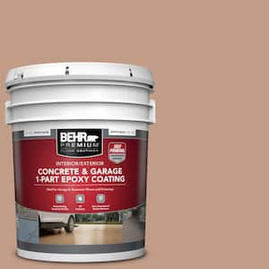 5 gal. #S200-4 Chestnut Bisque Self-Priming 1-Part Epoxy Satin Interior/Exterior Concrete and Garage Floor Paint
