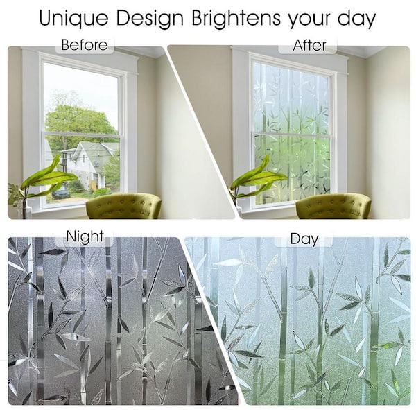 HIDBEA 17.5 in. W x 78 in. H Bamboo Privacy Decorative