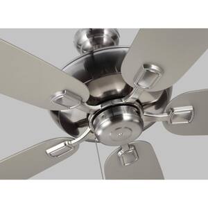 Colony Super Max 60 in. Indoor/Outdoor Brushed Steel Ceiling Fan