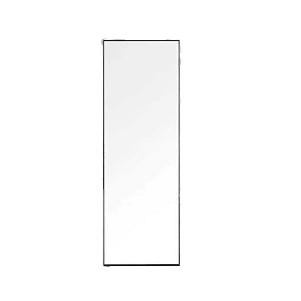 15.7 in. x 59 in. Modern Fashion Rectangle Black Aluminum Framed Floor Deco