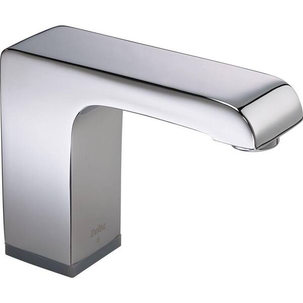 Delta Arzo Battery-Powered Single Hole Touchless Bathroom Faucet with Proximity Sensing Technology in Chrome