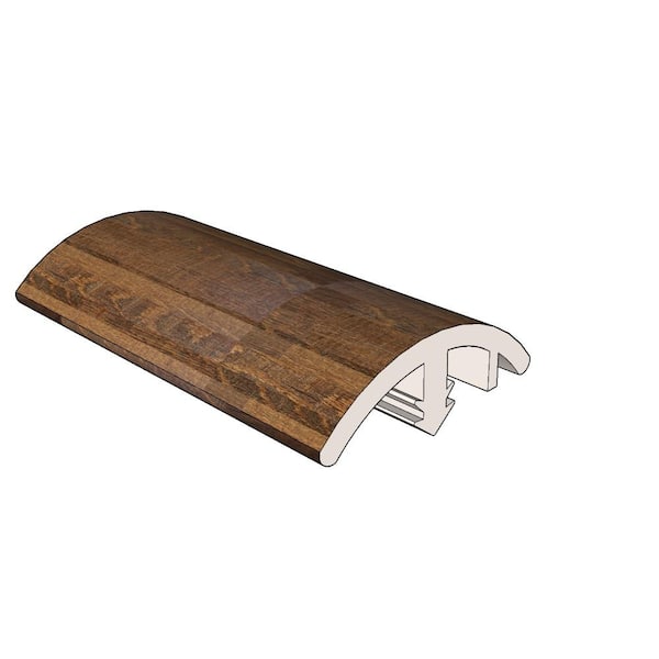 Islander Ochoco 0.51 in. Thick x 1.42 in. Wide x 72.05 in. Length Vinyl Overlap Reducer Molding