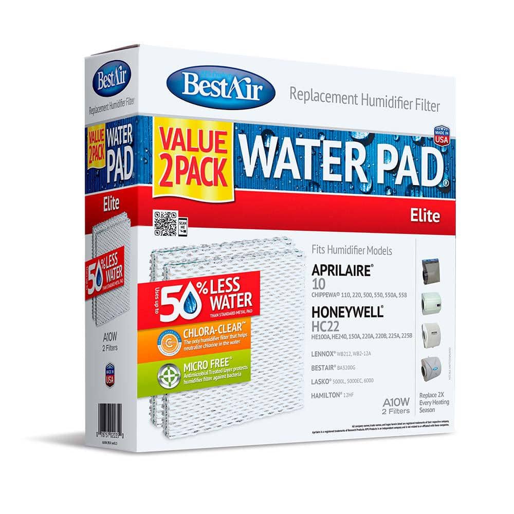 Whole House Humidifier Replacement Water Pad for Aprilaire and Honeywell Models in White (2-Pack) price history on PriceWatchPro