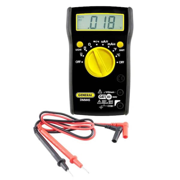 General Tools Auto Ranging Digital Multi-Meter with Backlight
