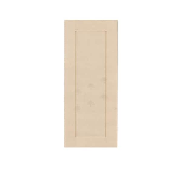 LIFEART CABINETRY Lancaster Shaker Assembled 9x36x12 in. Wall Cabinet with 1 Door 2 Shelves in Stone Wash