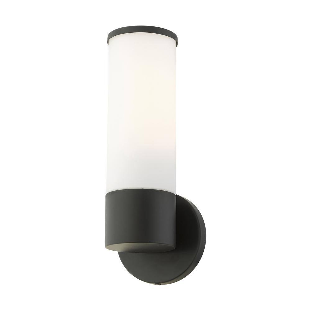 Lindale Black Steel Wall Mount Sconce Light