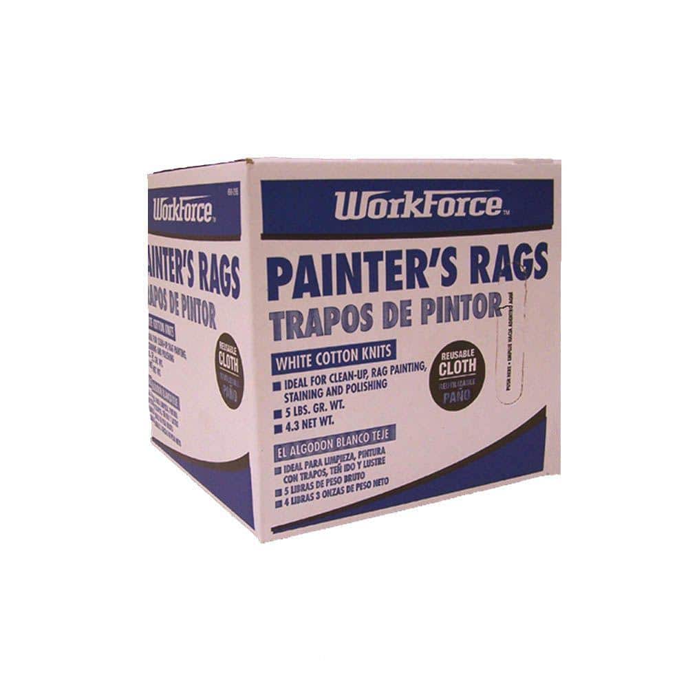 HDX 4.3 lb. Box Painter's Rags 88-WF5PRW - The Home Depot