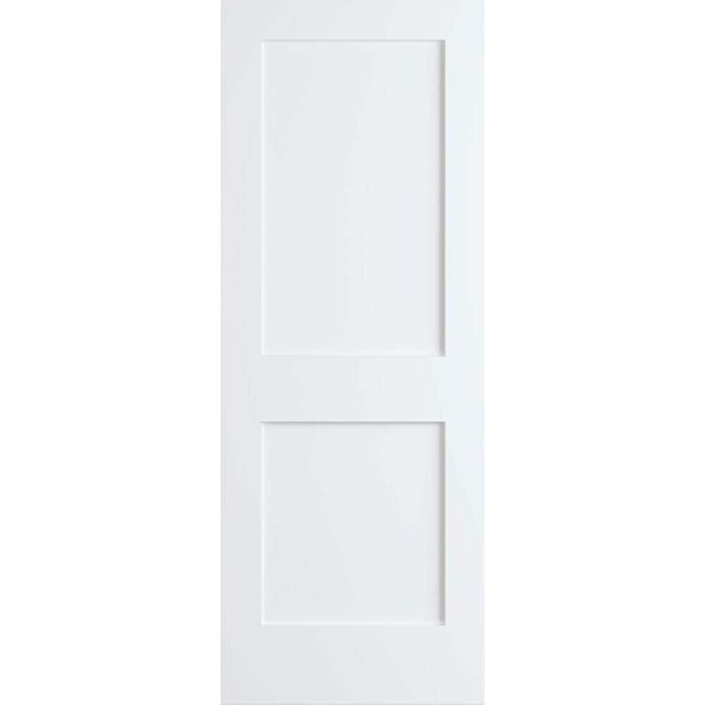 30 in. x 96 in. Shaker 2-Panel 1-3/4 in. Solid Wood Pine/MDF Wood Interior Door Slab price history on PriceWatchPro