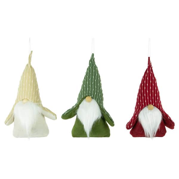 Standing Plush Gnomes Christmas Figurine Ornaments-8.5"-Set of 3