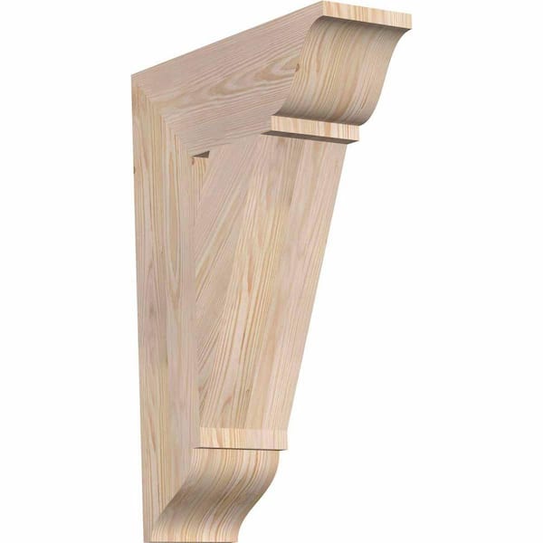 Ekena Millwork 5.5 in. x 26 in. x 18 in. Douglas Fir Traditional Smooth Bracket