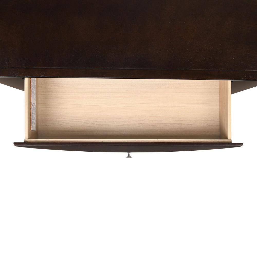 Transitional Mahogany 5-Drawer Chest with Dovetail Drawers