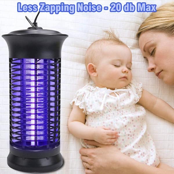  BLACK+DECKER Bug Zapper, Electric UV Insect Catcher & Killer &  Other Small to Large Flying Pests & More, Free Bulb Included & Fly Traps  Outdoor & Fly Trap Tubes 