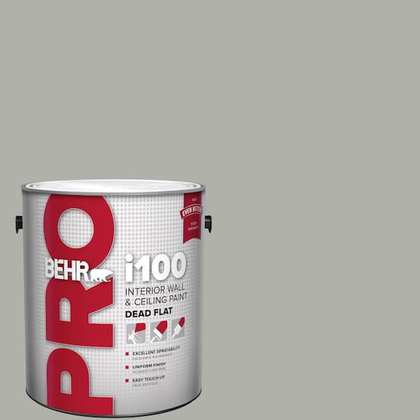 BEHR PRO 1 gal. #BNC-06 Urban Putty Dead Flat Interior Paint