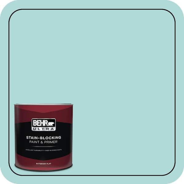 BEHR ULTRA 1 qt. #510C-3 Rivers Edge Flat Exterior Paint & Primer