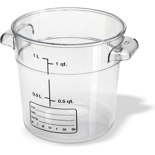 Carlisle Commercial Measuring Cup 1/2 Gal - Clear