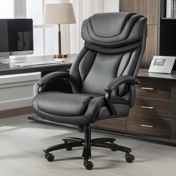 デスクチェアオフィスチェアdesk-chair office-chair ComHoma Ergonomic Computer Chair Leather High Back Office Chair