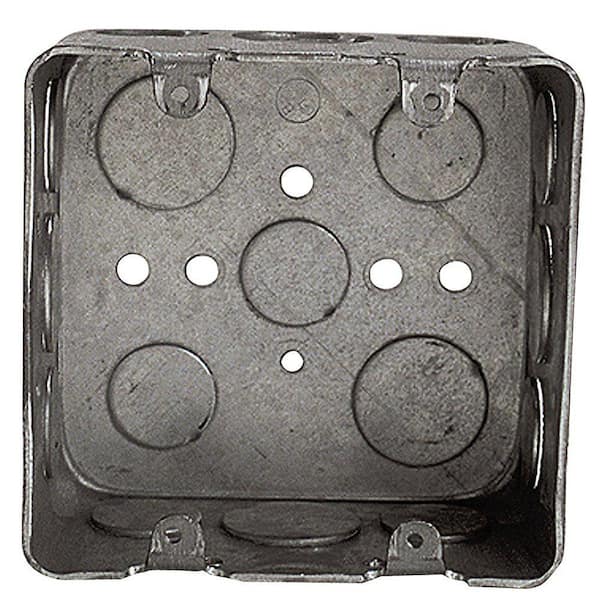 Steel City 2-Gang Square Device Wall Box