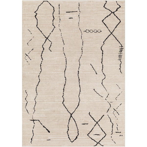 Artistic Weavers Rhodes Ivory 5 ft. x 7 ft. Global Indoor Area Rug
