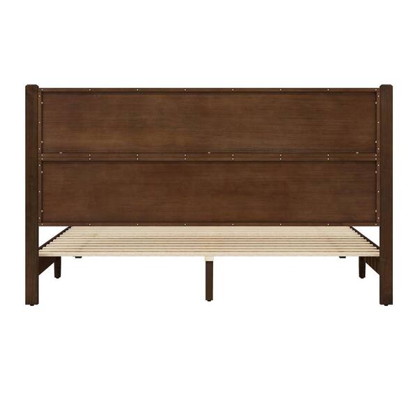 OrangeOne Echo 76 in. W Rustic Dark Brown Walnut Solid Wood