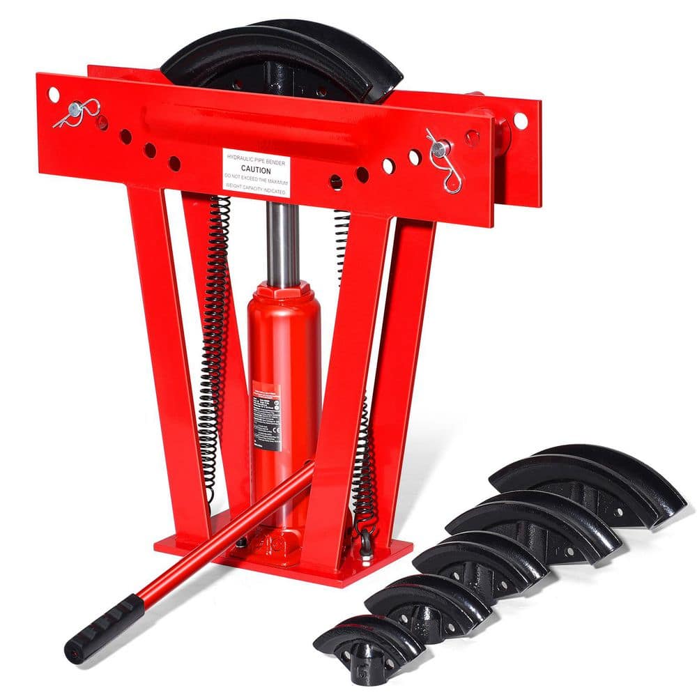 12 Ton Manual Hydraulic Pipe Bender with 6 Dies (1/2 in.-2 in. ) & Adjustable Rollers for Piping Railing Construction price history on PriceWatchPro
