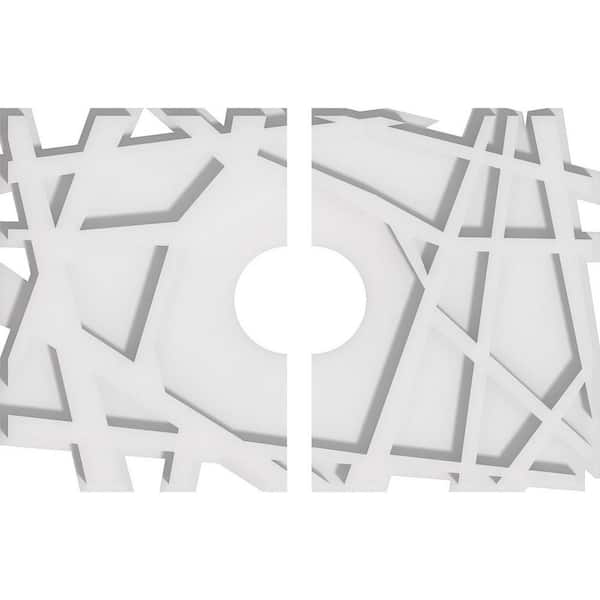 Ekena Millwork 1 in. x 16 in. x 10.625 in PVC Medallion Moulding