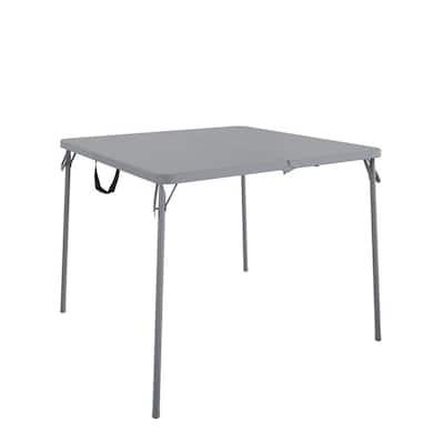 Lifetime Children's 24 in. W Square Almond Folding Table 80425 - The Home  Depot