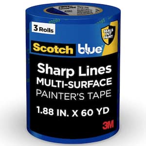 ScotchBlue 1.88 in. x 60 yd. Sharp Lines Multi-Surface Painter's Tape with Edge-Lock (3-Pack)