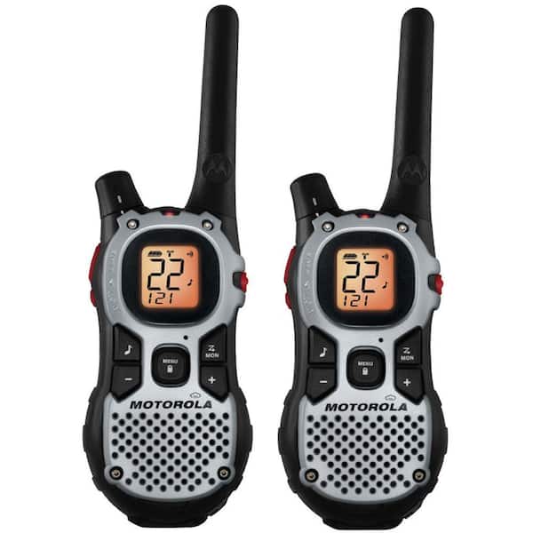 MOTOROLA Talkabout 27-Mile 22 Channel Rechargeable 2-Way Radio - Silver-DISCONTINUED