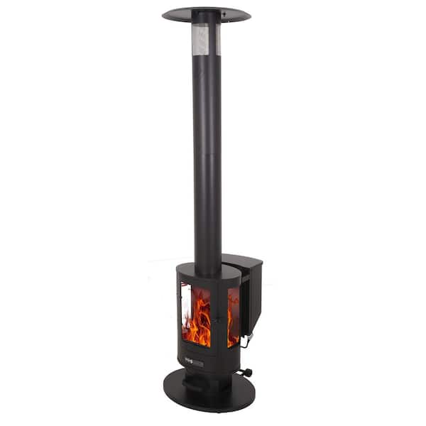 Even Embers Pellet Patio Heater HTR1085AS - The Home Depot