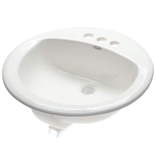 American Standard Rondalyn Self-Rimming Bathroom Sink in White