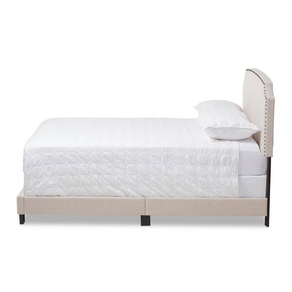 Baxton Studio Odette Modern and Contemporary Light Grey Fabric Upholstered King Size Bed Baxton Studio Odette Modern and Contemporary Light Grey Fabric Upholstered King Size Bed