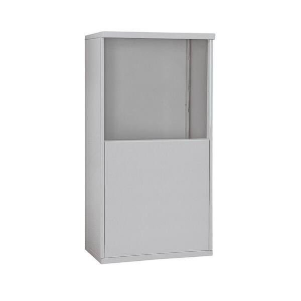 Salsbury Industries 3900 Series 32.25 in. W x 55.25 in. H x 19 in. D Free-Standing Enclosure for Salsbury 3707 Double Column Unit, Aluminum