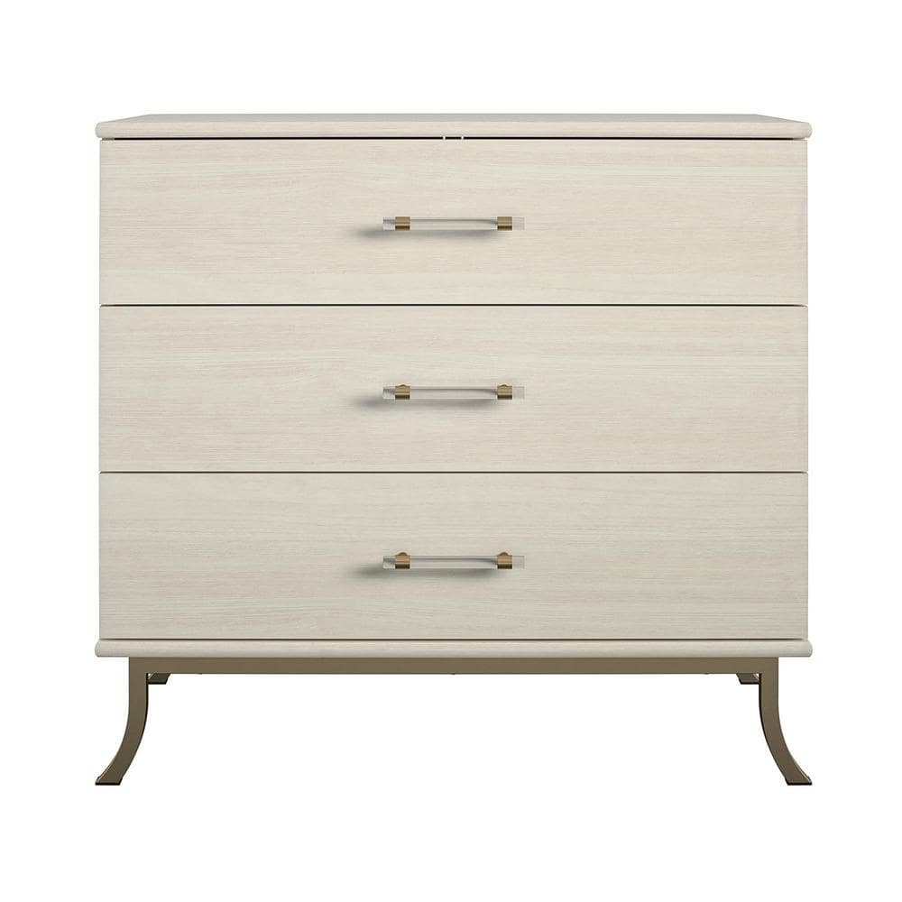 Little Seeds Monarch Hill Clementine 3-Drawer Ivory Oak Dresser